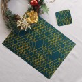 Ensemble sets de table et sous-verres Lisa