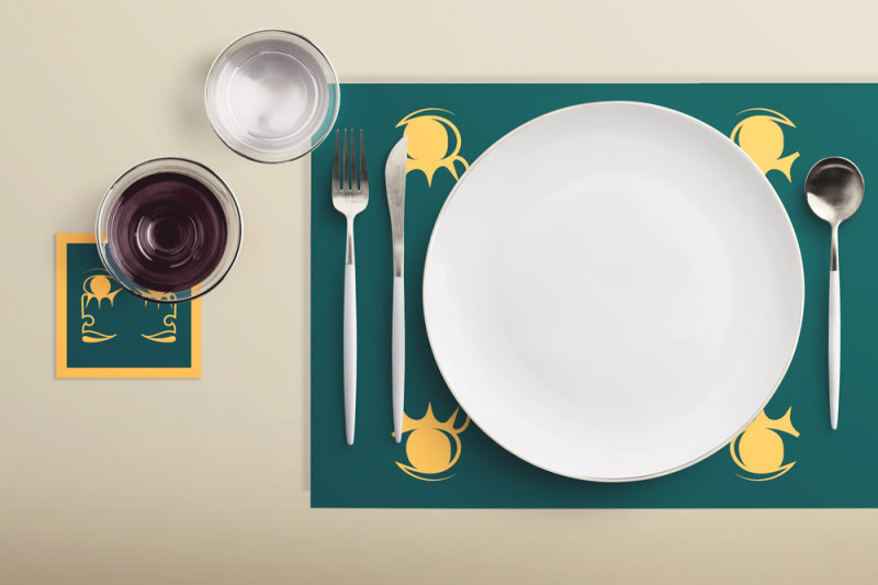 Set de table vinyle Java main image 1
