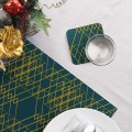 Ensemble sets de table et sous-verres Lisa