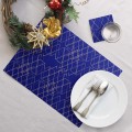 Ensemble sets de table et sous-verres Joséphine